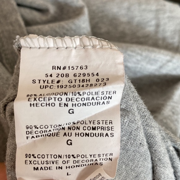 [L] Champion Short Sleeve T-shirt with Logo | Gray - Picture 4 of 5